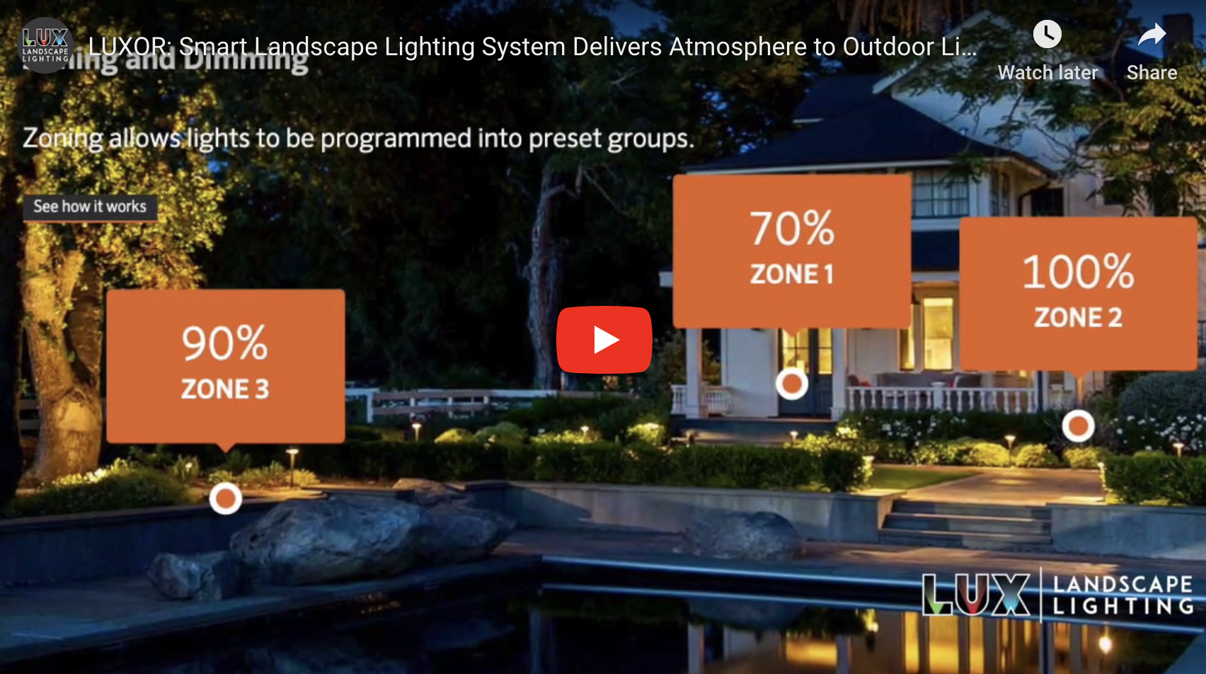 [VIDEO] LUXOR: Smart Landscape Lighting System Delivers Atmosphere to Outdoor Living