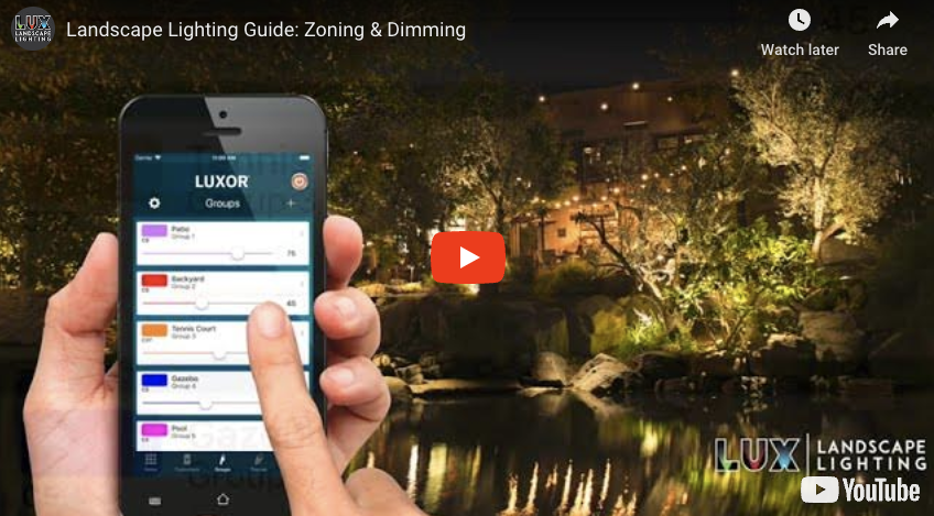 Landscape Lighting Guide: Zoning & Dimming