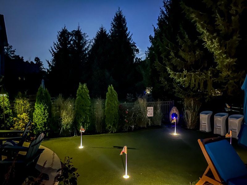 Summer Fun with Putting Greens & Tiki Torches