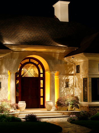 Entryway Landscape Lighting