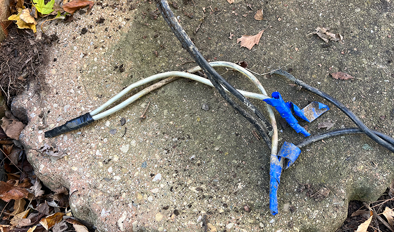 Epic Fails: Landscape Lighting Wire Goes Wacky