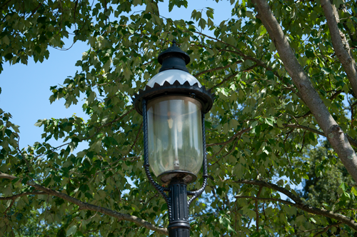 Gas Street Lamp Conversion to LED Saves Energy and Money