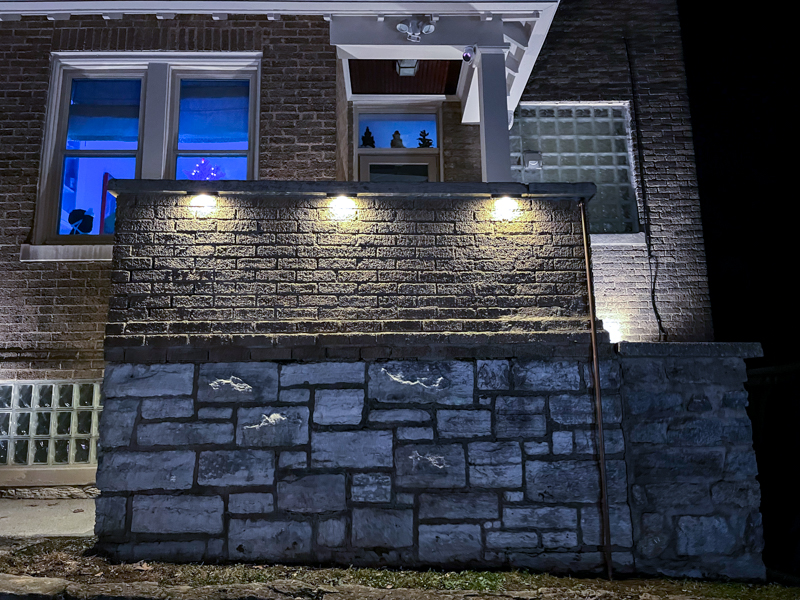 Hardscape Lighting Installation Brings Sparkle to Your Stone