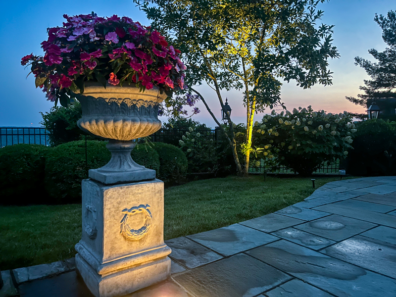 Hardscape Lighting Installation Brings Sparkle to Your Stone