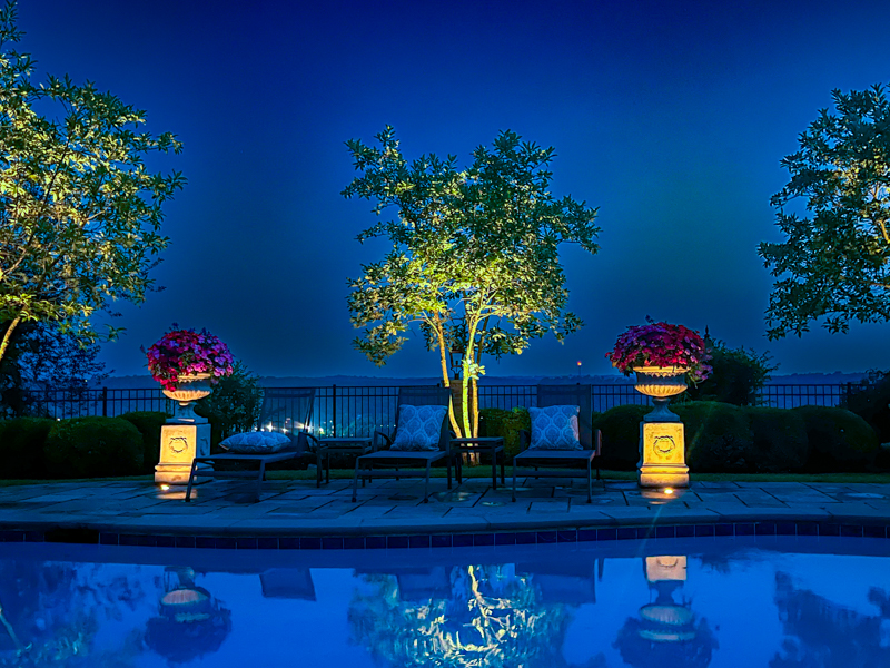 Hardscape Lighting Installation Brings Sparkle to Your Stone