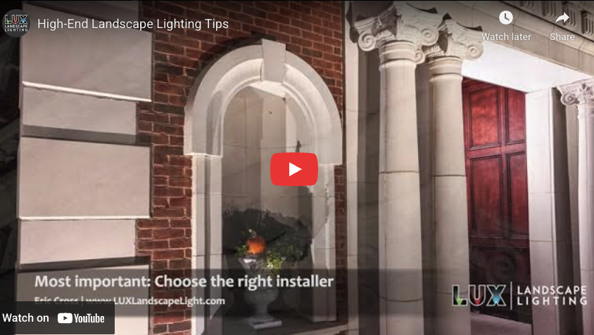 High-End Landscape Lighting Tips