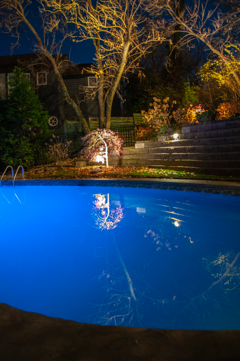 Landscape Lighting Around Pools