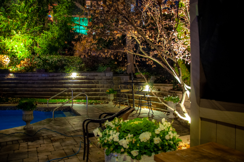 Landscape Lighting Around Pools