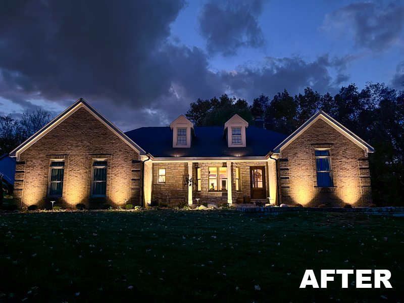 Landscape Lighting Ideas: Before & After Photos