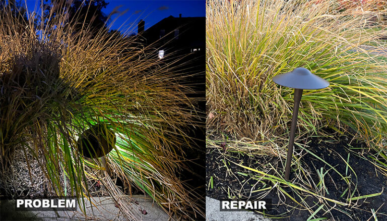 9 Common Landscape Lighting Installation Problems - LUX Landscape Lighting