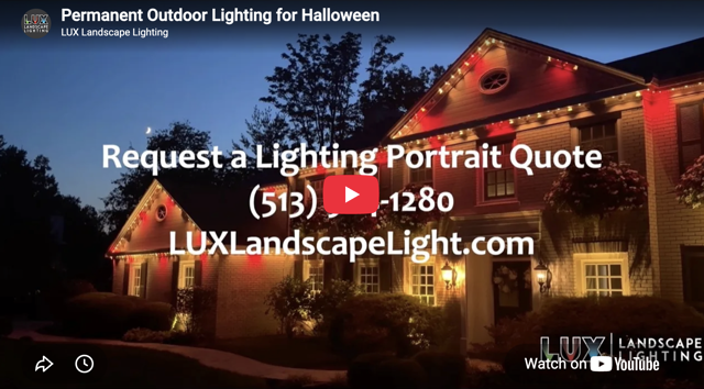 Permanent Outdoor Lighting for Halloween