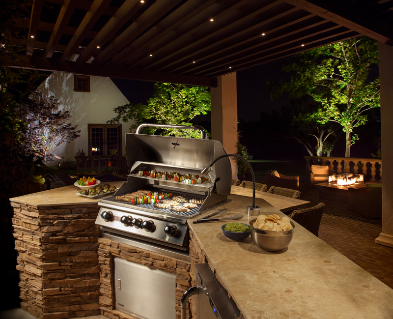 Set a Festive Mood with Landscape Lighting for Entertaining